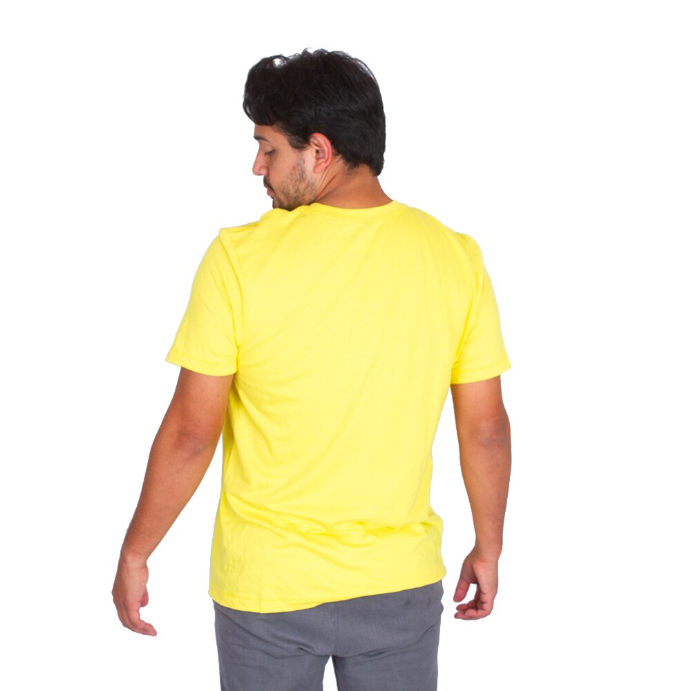 Fighting Duck, Nike, Yellow, Crew Neck, Cotton, Men, Unisex, 155gsm, Jersey-style fabric, T-Shirt, 839792